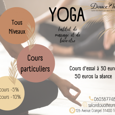 Ateliers Yoga dans un institut de beauté à Toulouse
