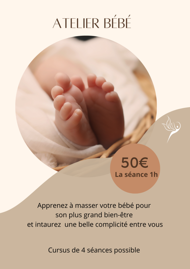 Atelier massage bébé : séances de bien-être pour renforcer la complicité parent-enfant